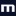 M Bug 16px (White on Navy)