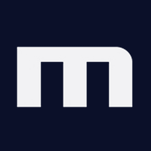 M Bug 512px (White on Navy)