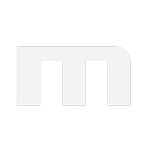 M Bug 512px (White on Transparent)