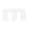 M Bug 96px (White on Transparent)