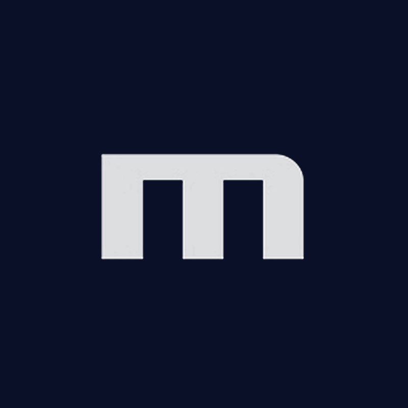 YouTube Channel Avatar 800 (White on Navy)